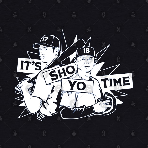 Shohei Ohtani & Yoshinobu Yamamoto It's Sho-Yo Time by KraemerShop